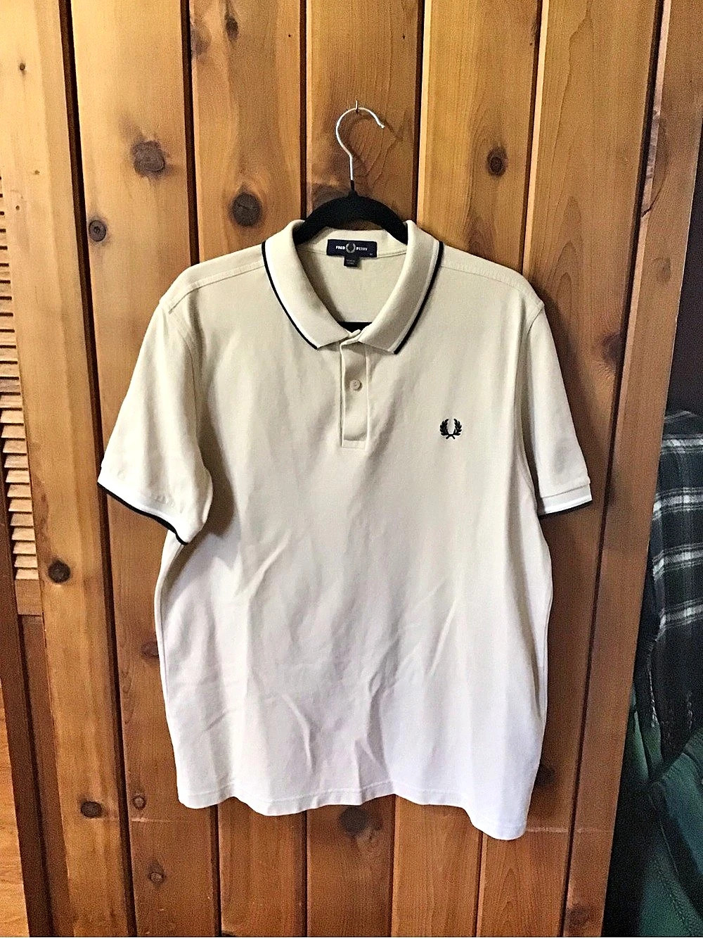 Fred Perry M3600 polo tan/black/white XL
